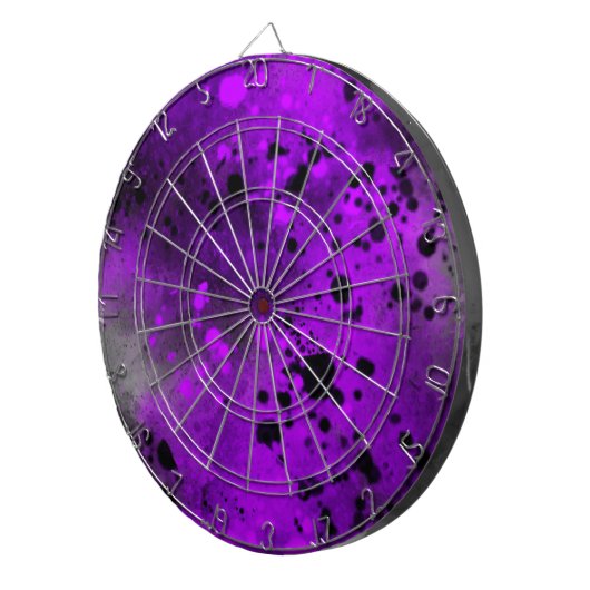 Splatter-effect verf verstuiven dartbord (Voorkant Rechts)