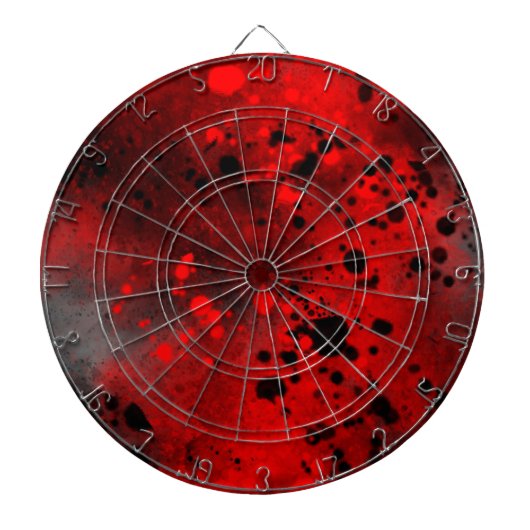 Splatter-effect verf verstuiven dartbord (Voorkant)