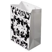 Splatter Gift Bag Medium Cadeauzakje (Achterkant Gekanteld)