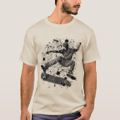 Splatter Graphic Skateboard T-Shirt (Voorkant)