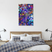 Splatter Grind_02 Canvas Print (Insitu (Slaapkamer))