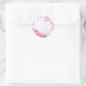 Splatter Kerstmis Ronde Sticker (Tas)