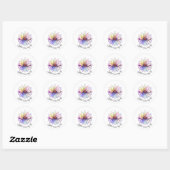 Splatter lotus de sticker (Vel)