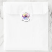 Splatter lotus de sticker (Tas)