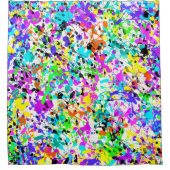 Splatter Paint Douchegordijn (Voorkant)