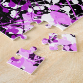 Splatter Paint in Orchid Legpuzzel (Zijkant)