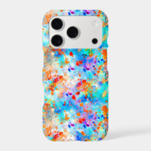 Splatter Paint Rainbow van Bright Color Background