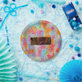 Splatter Surprise Papieren Bordje (Feest)