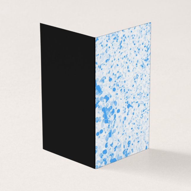 Splatter Texture - Blue Kaart (Buitenkant)