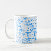 Splatter Texture - Blue Koffiemok (Links)
