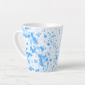Splatter Texture - Blue Latte Mok (Linkerhoek)