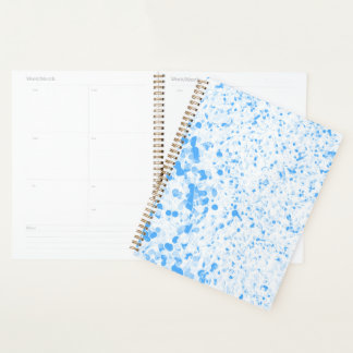 Splatter Texture - Blue Planner
