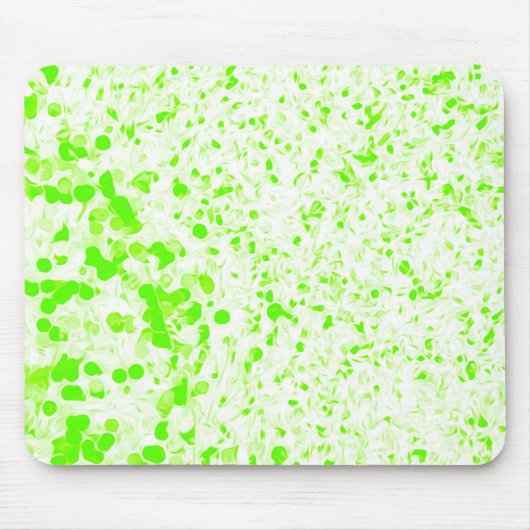 Splatter Texture - Lime Green Muismat (Voorkant)