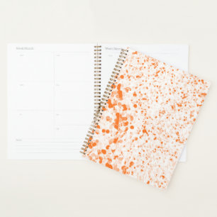 Splatter Texture - Orange Planner