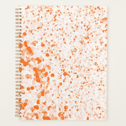 Splatter Texture - Orange Planner (Voorkant)