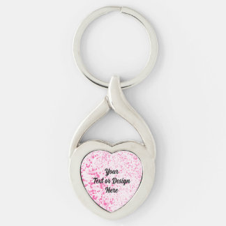 Splatter Texture - Roze Sleutelhanger