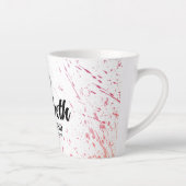 Splatter Waterverf Latte-Mok Latte Mok (Rechts)