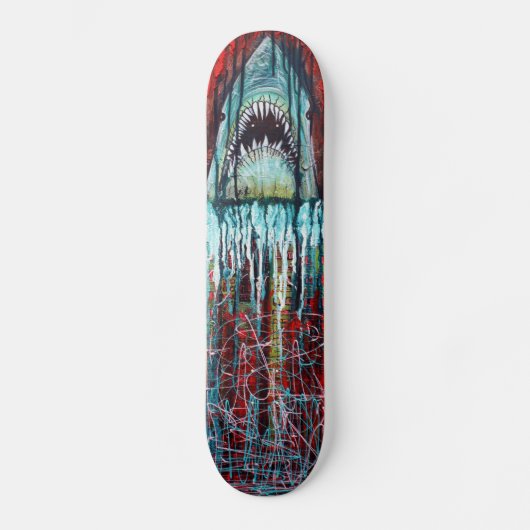 Splatterday / Great White Shark Skateboard (Voorkant)