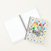 Splatterschets verven notitieboek (Binnen)