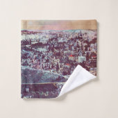 Splendeur panoramique de Jérusalem (Gant de toilette)