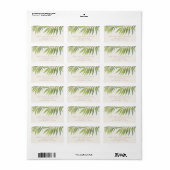 Splendid Summer Wedding address label (Full Sheet)