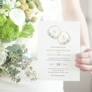 Splendide Faire-part de mariage de l'Union