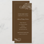 Splendides rouleaux Invitation d'entreprise/d'entr (Devant / Derrière)