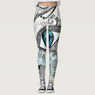 SplendidLee - Abstracte Eye Art Print Leggings