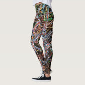 SplendidLee - Ice Twigs Foto afdrukken Leggings (Links)