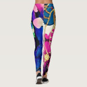 SplendidLee - Leggings d'art de lampes de lave Abs (Dos)