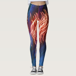 SplendidLee - Leggings voor het afdrukken van Abst