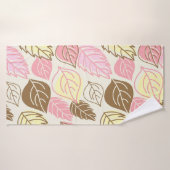 Splendor d'automne : Motif sans feuille (Serviette de bain)