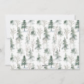 Splendor d'hiver | Carte de collage photo de vacan (Dos)