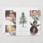 Splendor d'hiver | Carte de collage photo de vacan (Devant)