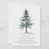 Splendor d'hiver | Invitation Fête de Vacances (Devant)