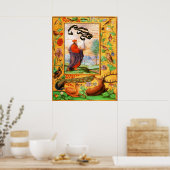 Splendor Solis: Filosoof met kolf Poster (Keuken)