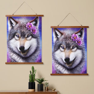 Splendor van de Wolf Hangend Wandkleed