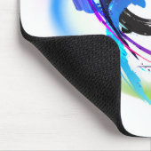 Spletters abstracte morning Glory Paint Muismat (Hoek)