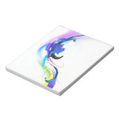 Spletters abstracte morning Glory Paint Notitieblok (Gedraaid)