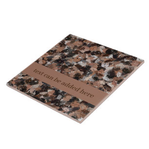 Spletters met grijze, bruine en zwarte verf  tegeltje