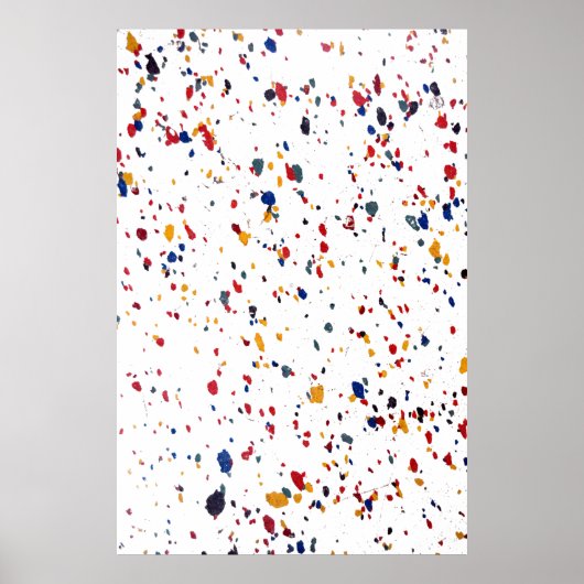 Spletters voor moderne verf uit de middeneeuwen poster (Voorkant)