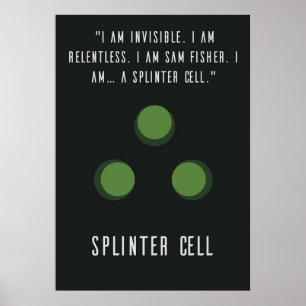 Splinter Cell Sam Fisher Poster