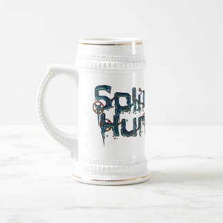 Splinterde Humanity Logo Stein Bierpul