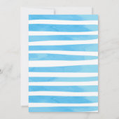 Splish Splash Birthday Bash Boy Pool Party Kaart (Achterkant)