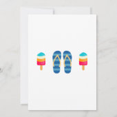 Splish Splash Boys Anniversaire Piscine Invitation (Dos)