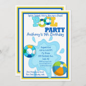 Splish Splash Boys Pool Kaart (Voorkant / Achterkant)