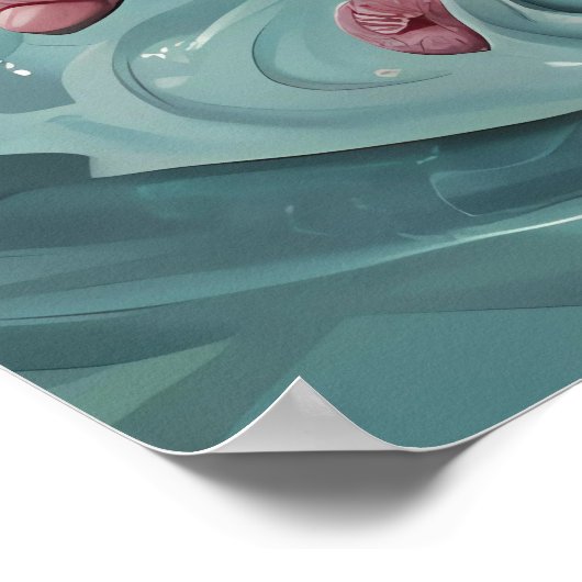 Splish Splash Cute Funny Posters avec citations (Coin)