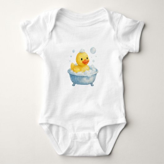 Splish Splash Eend Badkuip Romper (Voorkant)