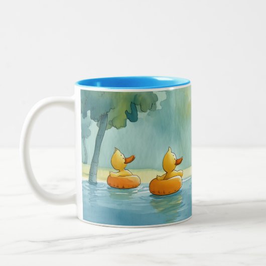Splish Splash Fun Two-Tone Mok (Links)