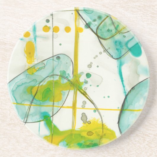 Splish Splash I Zandsteen Onderzetter (Voorkant)